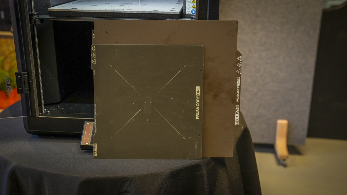 Build plates from the Core One and Core One XL