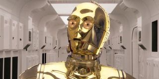 C-3PO in Star Wars A New Hope