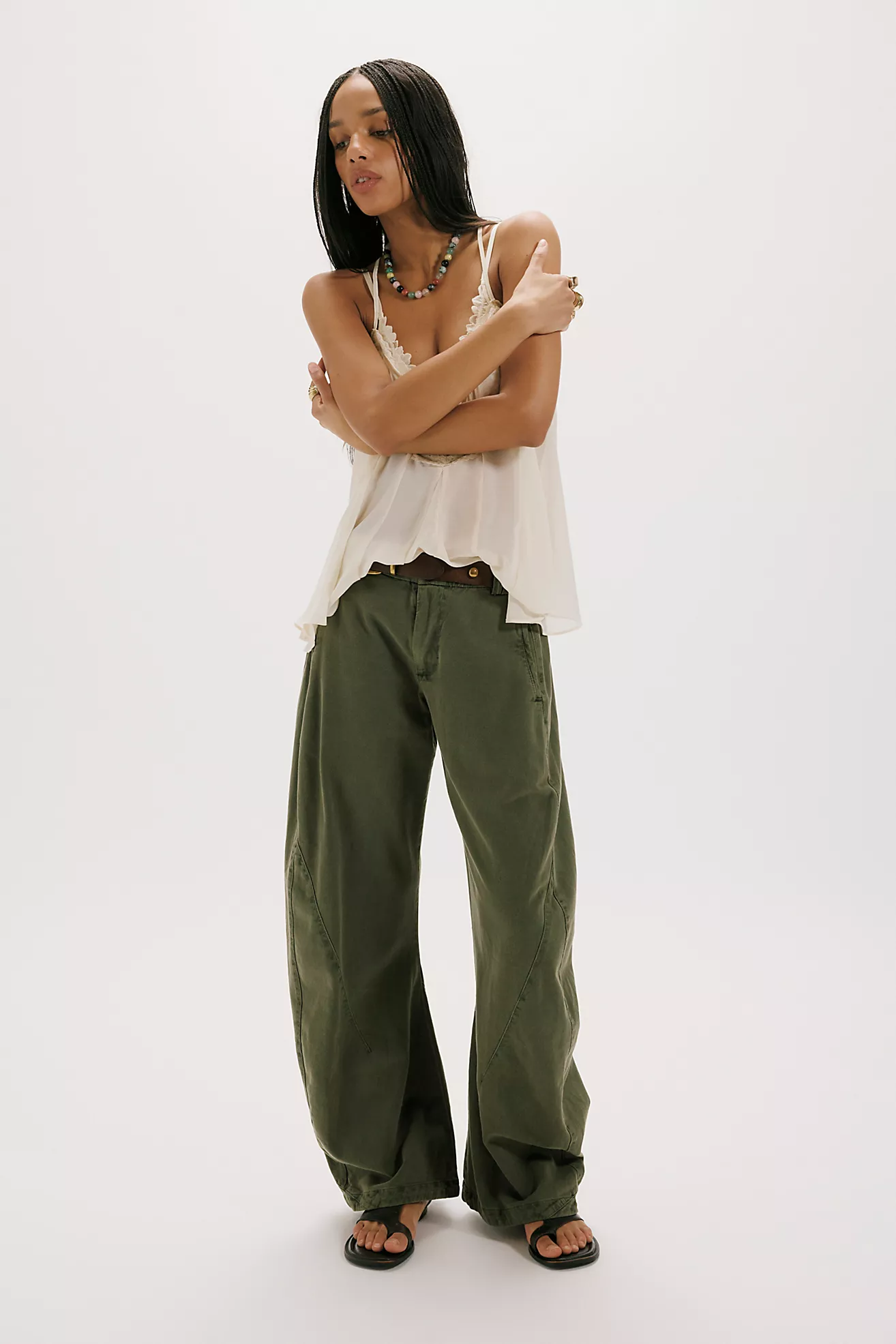 Spotlight Washed Barrel Chino Trousers