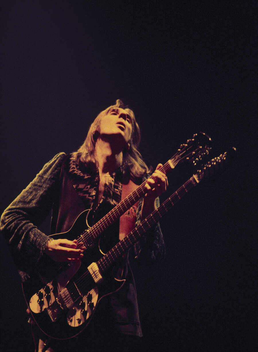Mike Rutherford onstage