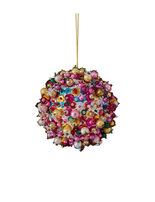 Magpie Sequin Bauble Ornament