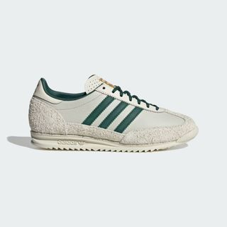 Suede green and white SL 72 trainers