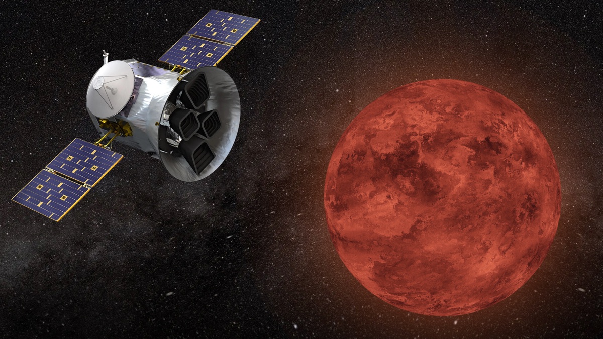 NASA Space Technology An illustration presentations NASA exoplanet hunter TESS and a rogue planet