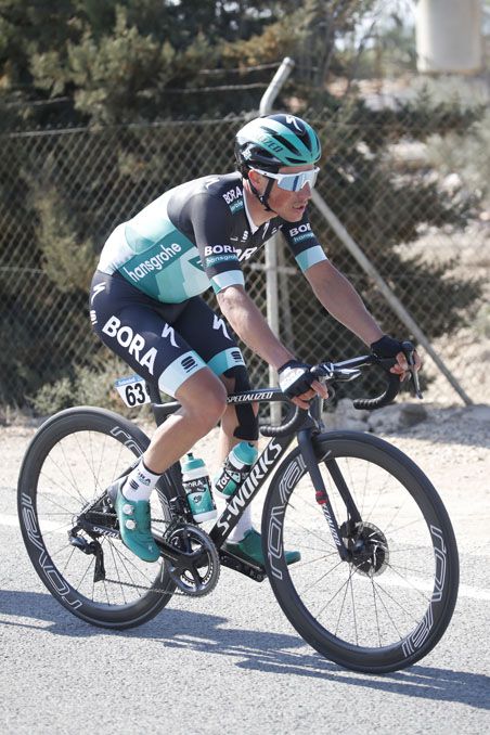 Peter Kennaugh (Bora Hansgrohe) in action during the final stage at Murcia