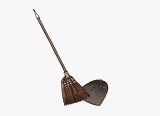 Illustration of a broom
