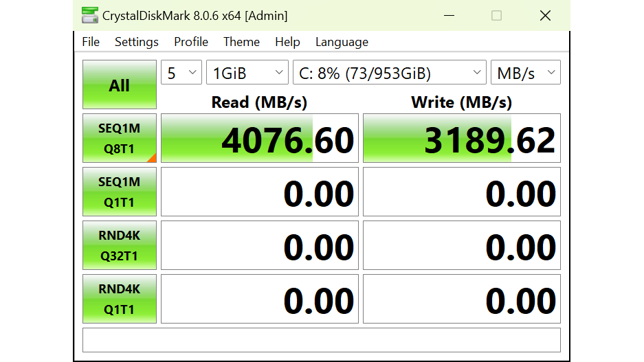 Geekom IT13 mini PC benchmark screenshot