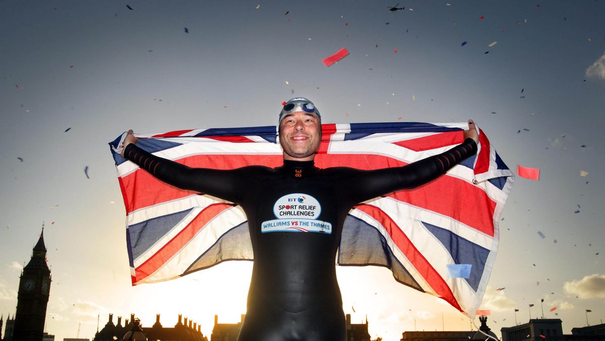 David Walliams completes epic swim