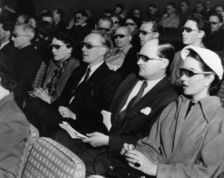 3D movie watchers