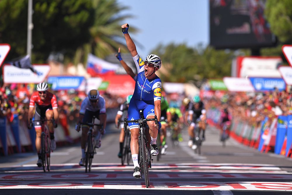Yves Lampaert wins stage 2 at the Vuelta a Espana