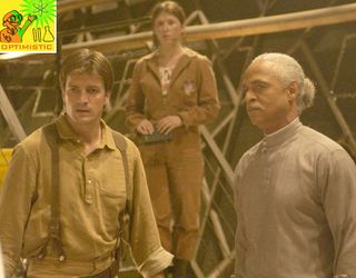 Still of Nathan Fillion and Ron Glass in Firefly