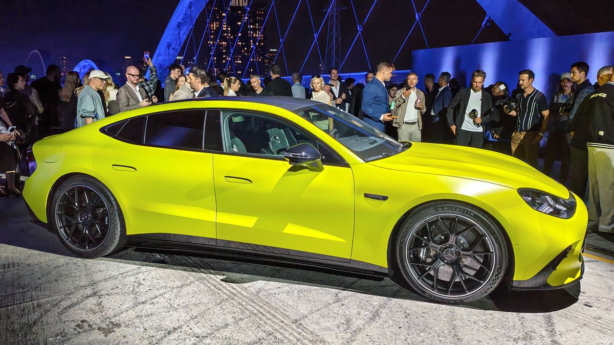 Mercedes-AMG GT 4-Door Coupe test drive.