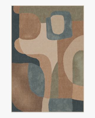 Justina Blakeney Sonia Sand & Ocean Tufted Rug | Ruggable