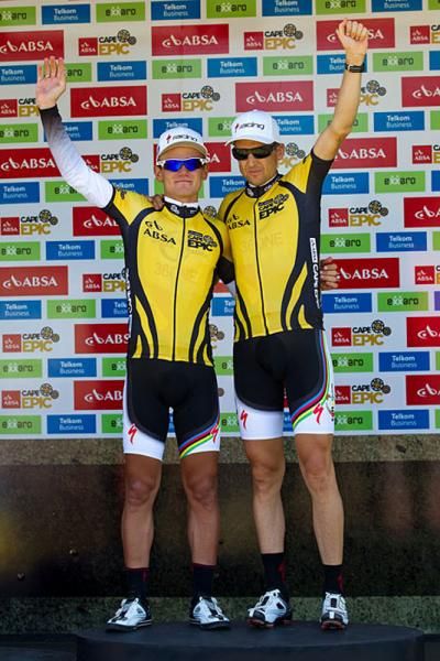 Burry Stander and Christoph Sauser win stage 1