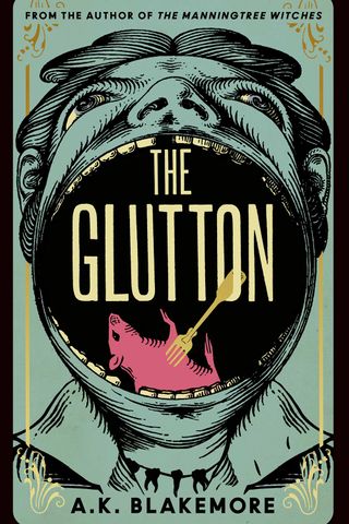 The front cover of The Glutton by AK Blakemore