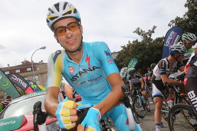 Thumbs up for Fabio Aru (Astana)