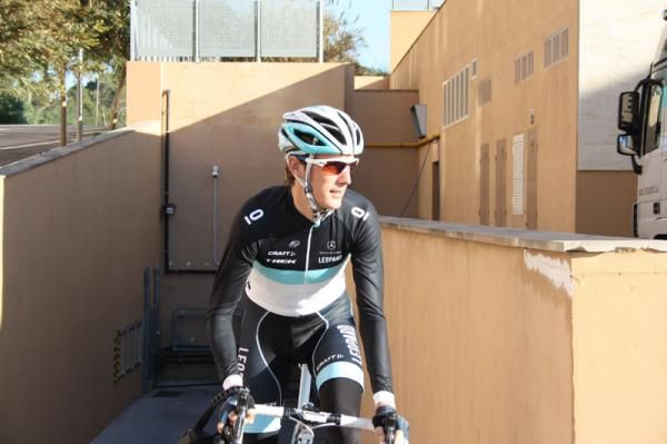 Andy Schleck in his new Leopard Trek team kit