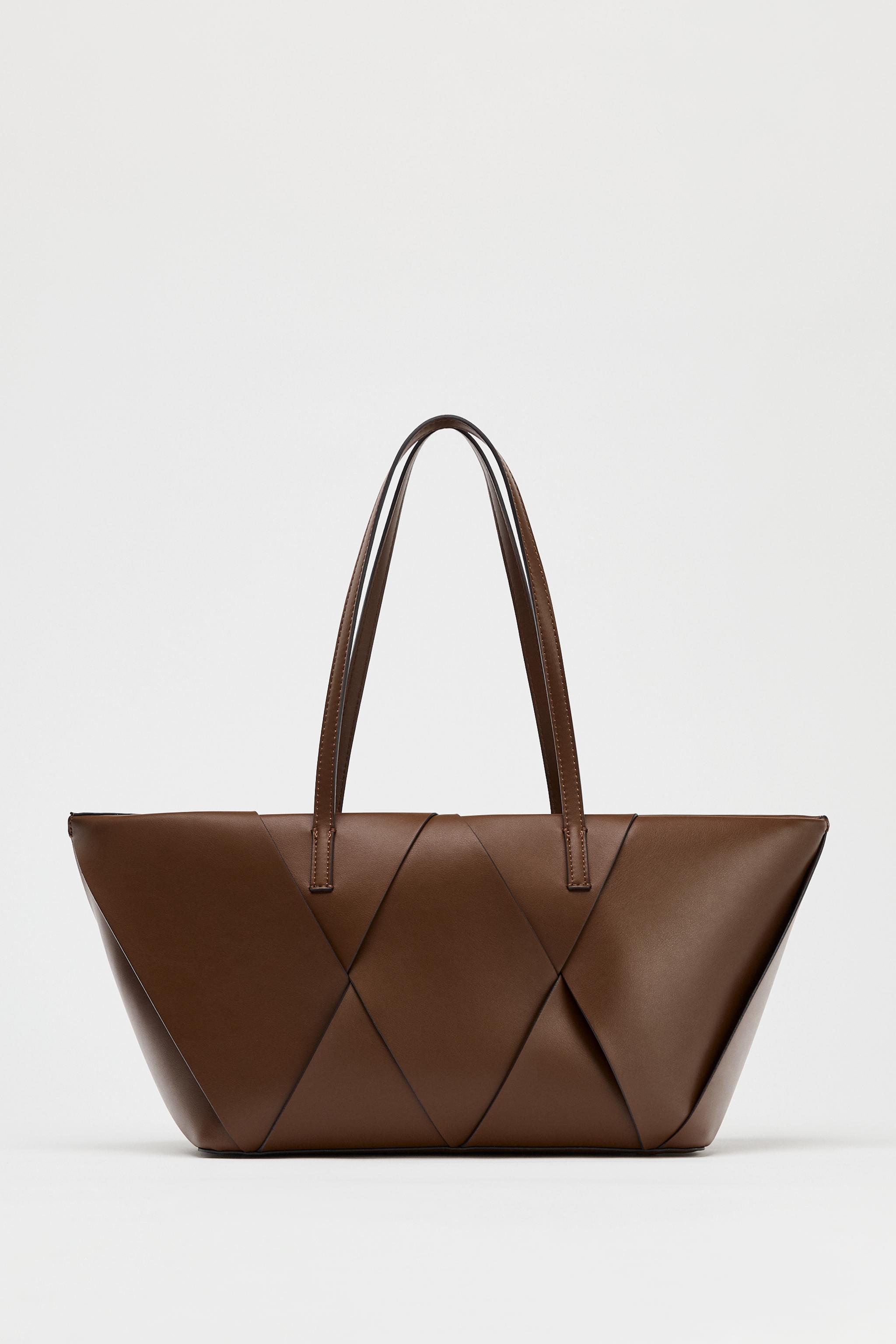 Long Woven Shopper Bag