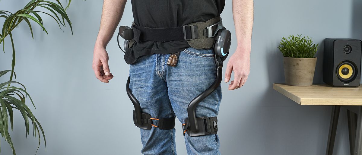 The Dnsys X1 Exoskeleton being worn