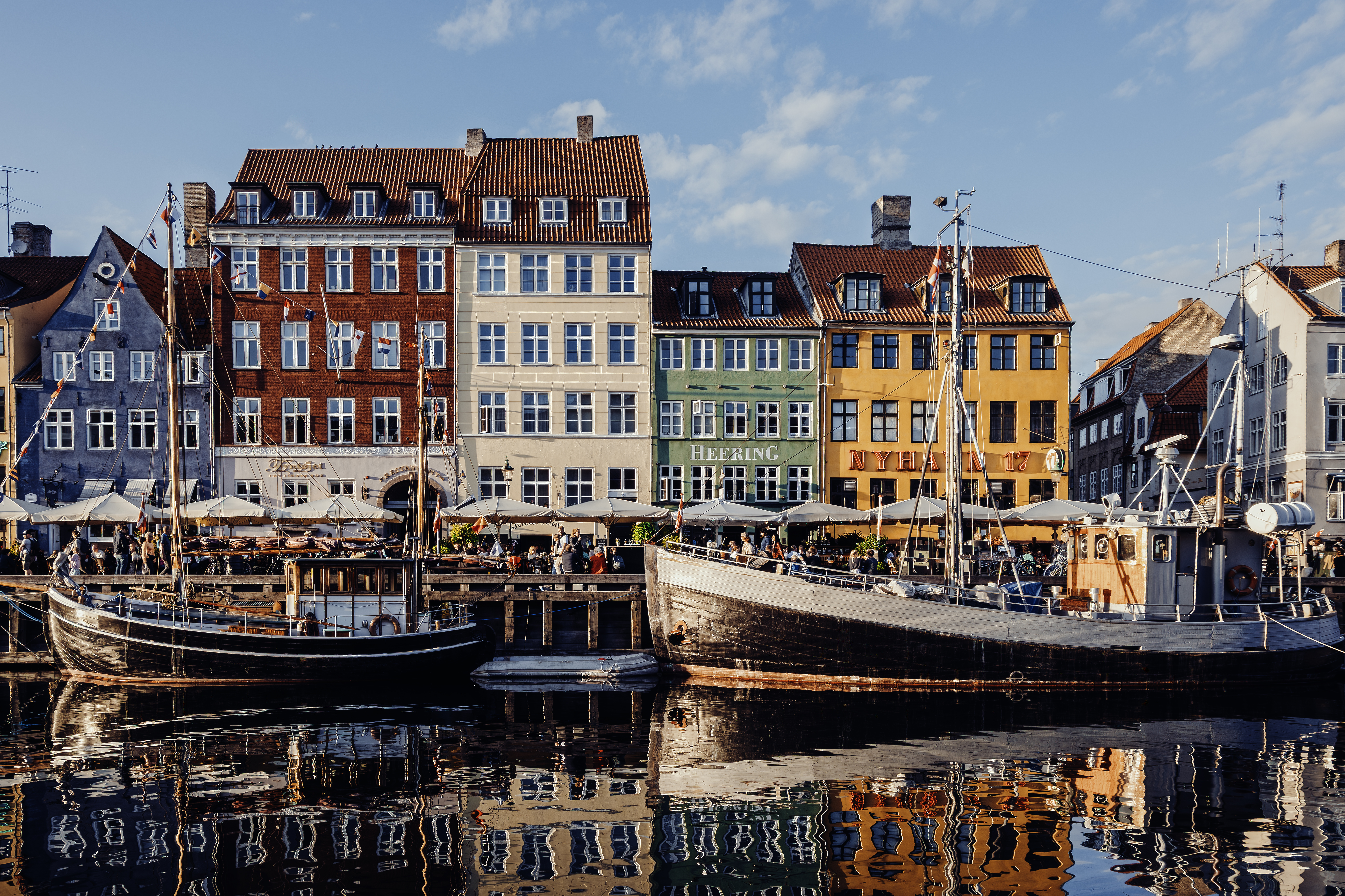Houses in Copenhagen, Denmark.