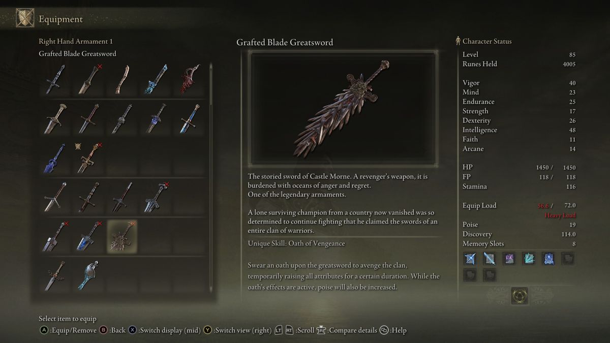 grafted blade lore