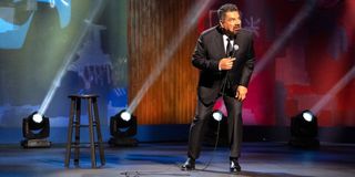 George Lopez in his comedy special, We'll Do It For Half on Netflix.