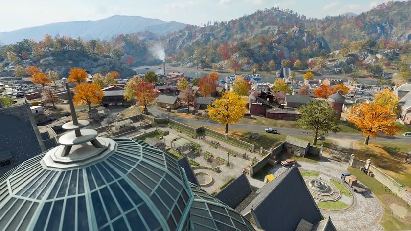 A flyover view of Call of Duty: Warzone&#039;s new Haven&#039;s Hollow map. 
