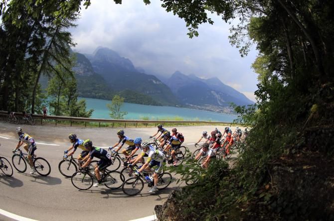 Stunning scenery in the Trentino region of Italy for the opening stage of the Tour of Poland