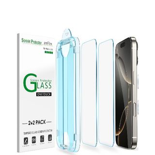 Group of phones with screen protectors attached