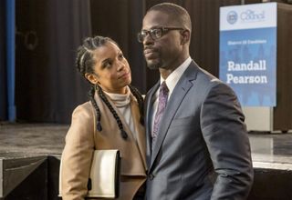 Sterling K. Brown and Susan Kelechi Watson as randall and beth in this is us