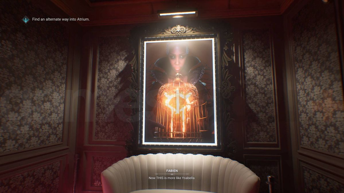 Bloodlines 2 painting puzzle atrium ysabella