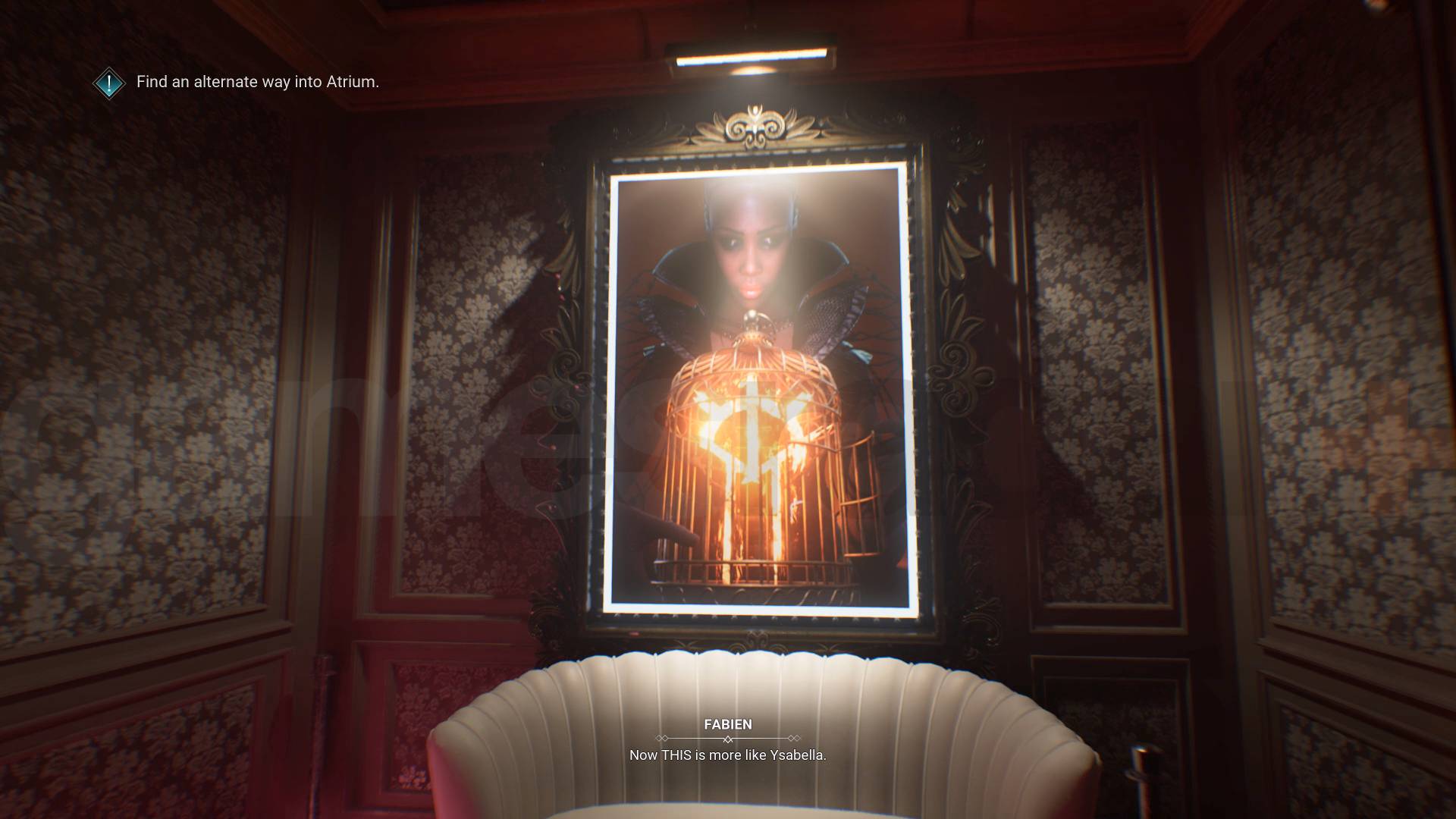 Bloodlines 2 painting puzzle atrium ysabella