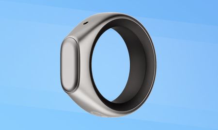 Stream Ring on a blue background