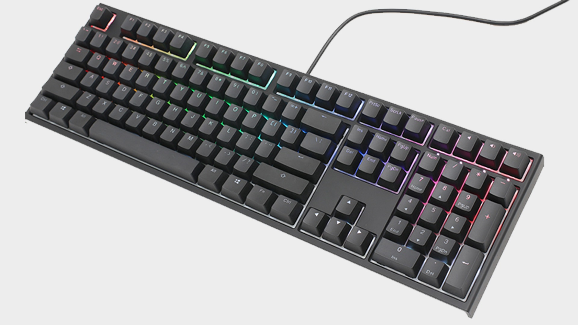 Ducky One 2 mechanical keyboards with RGB enabled