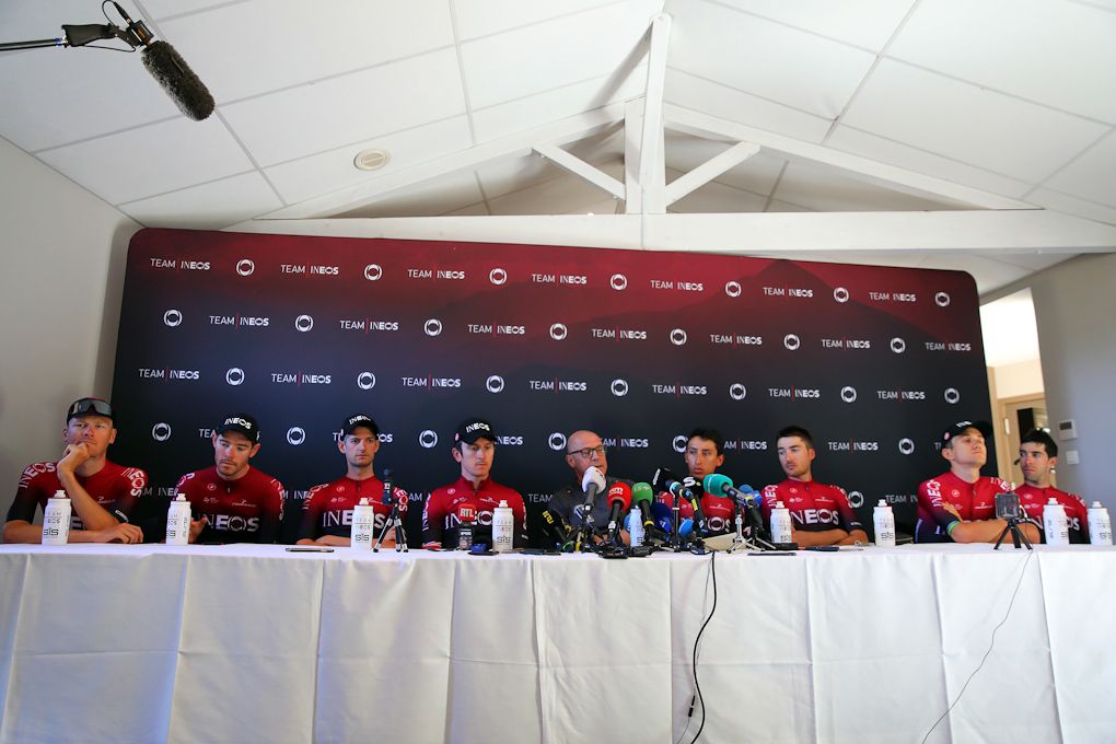 Team Ineos meet the press