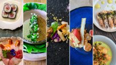 montage of dishes depicting the best restaurants in the world