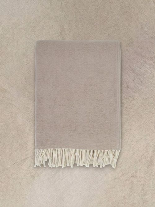 Billie Fringe Cotton Throw Blanket