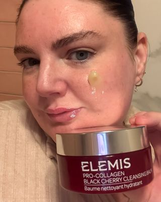 Elemis Pro-Collagen Cleansing Balm in Black Cherry