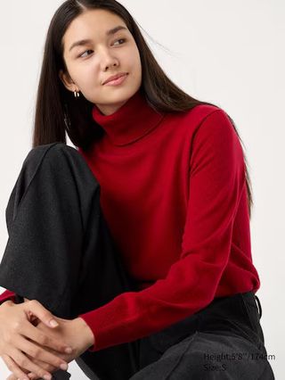 Uniqlo, Cashmere Turtleneck Jumper