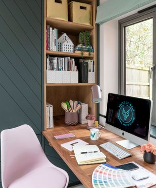 Interior designer Lou Wolfenden transformed her home office space