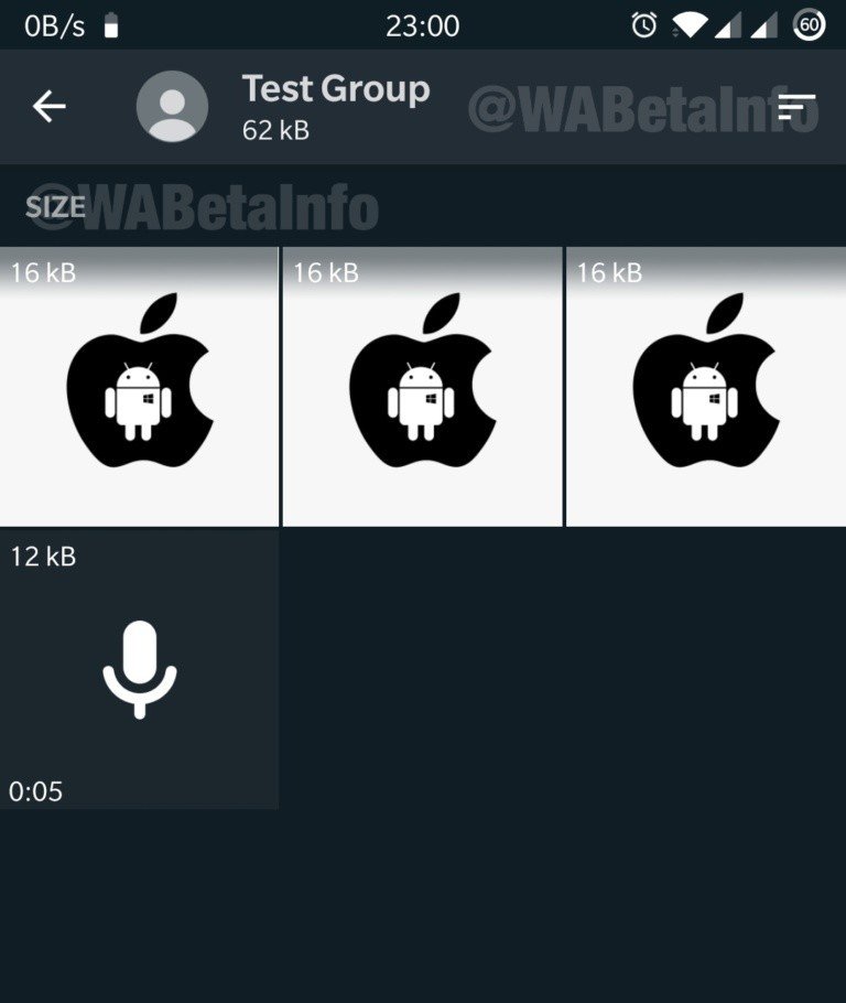 Whatsapp Storage Improvements