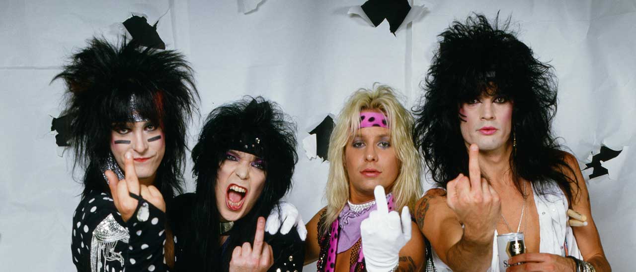 Motley Crue in 1985 (studio portrait)