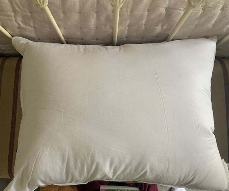 Brooklinen Down Pillow review soft and supportive Homes & Gardens