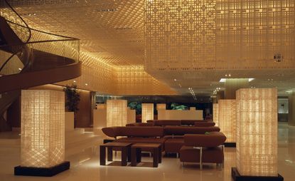 The lobby at the Hyatt Regency — Kyoto