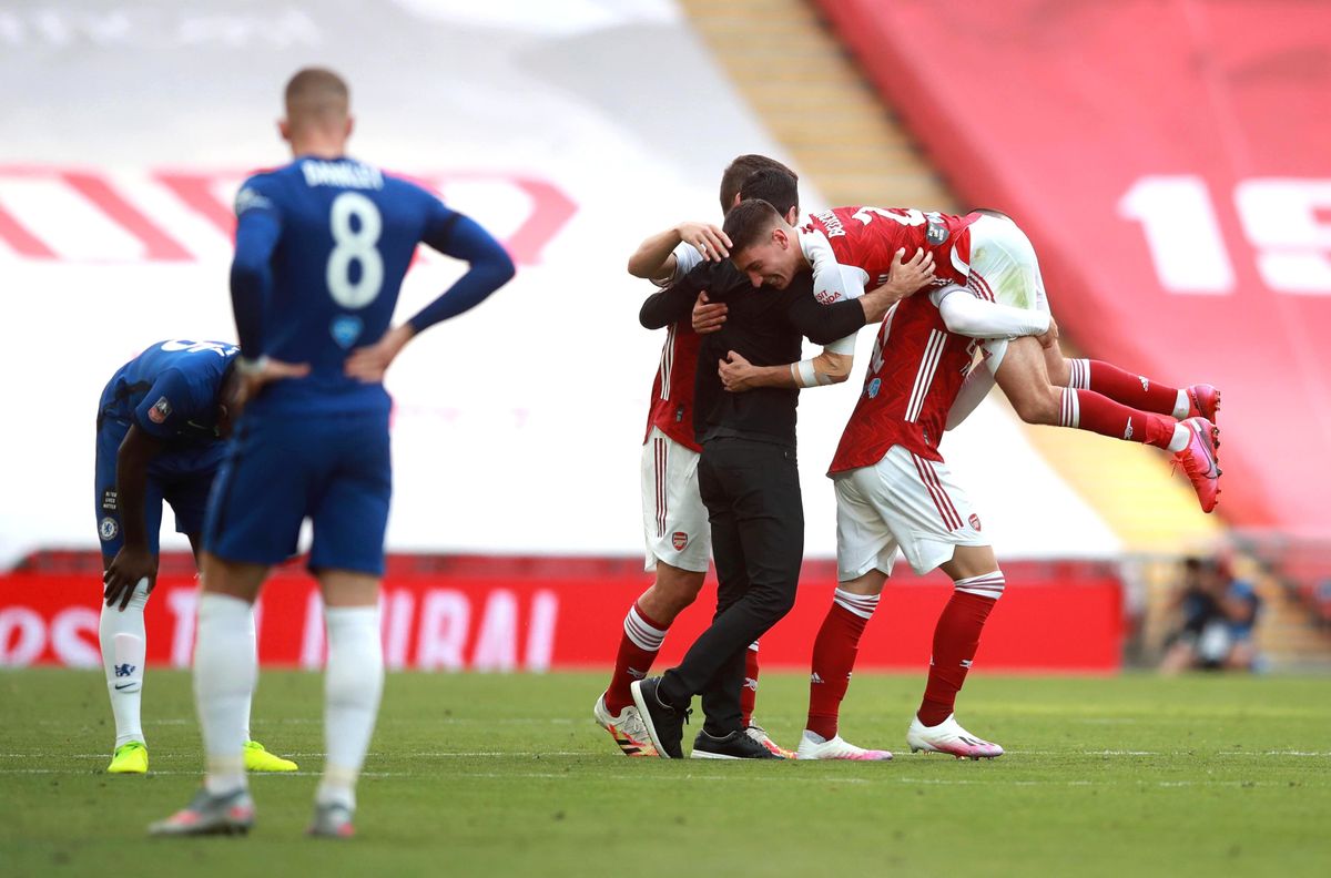 Arsenal v Chelsea – Heads Up FA Cup Final – Wembley Stadium