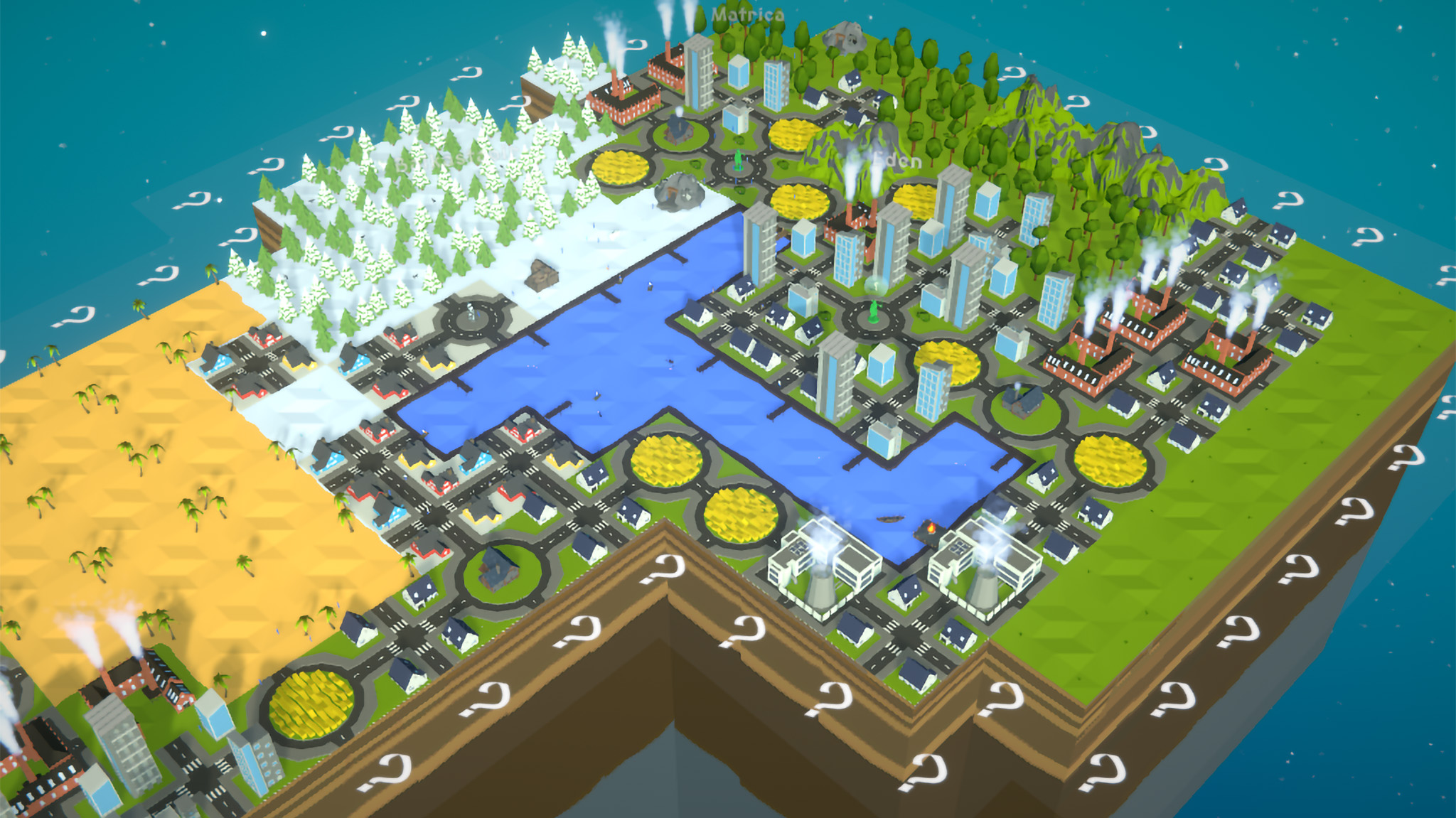 A screenshot of later cities in the game Deisim for the Meta Quest 2