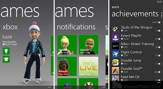 Xbox Live features for Windows Phone