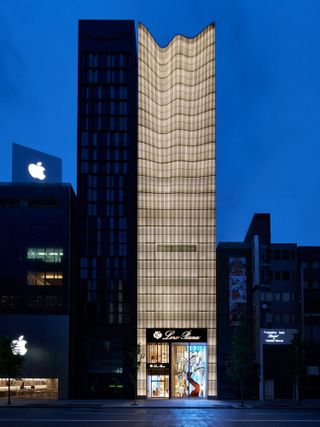 facade for Loro Piana's new Tokyo flagship