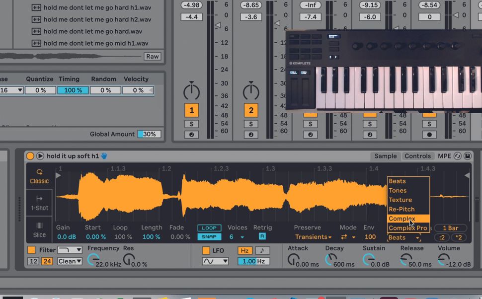 How to make a track in Ableton Live 11 Lite using sampling to get the