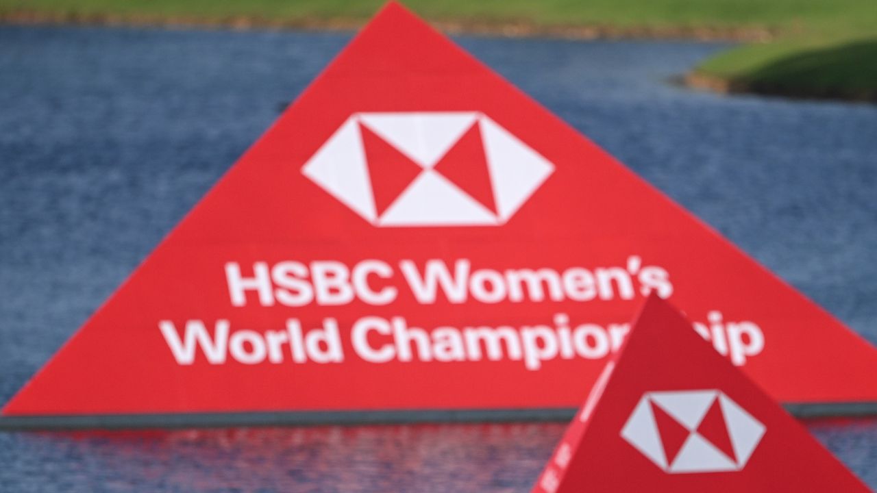 Signage at the HSBC Women&#039;s World Championship