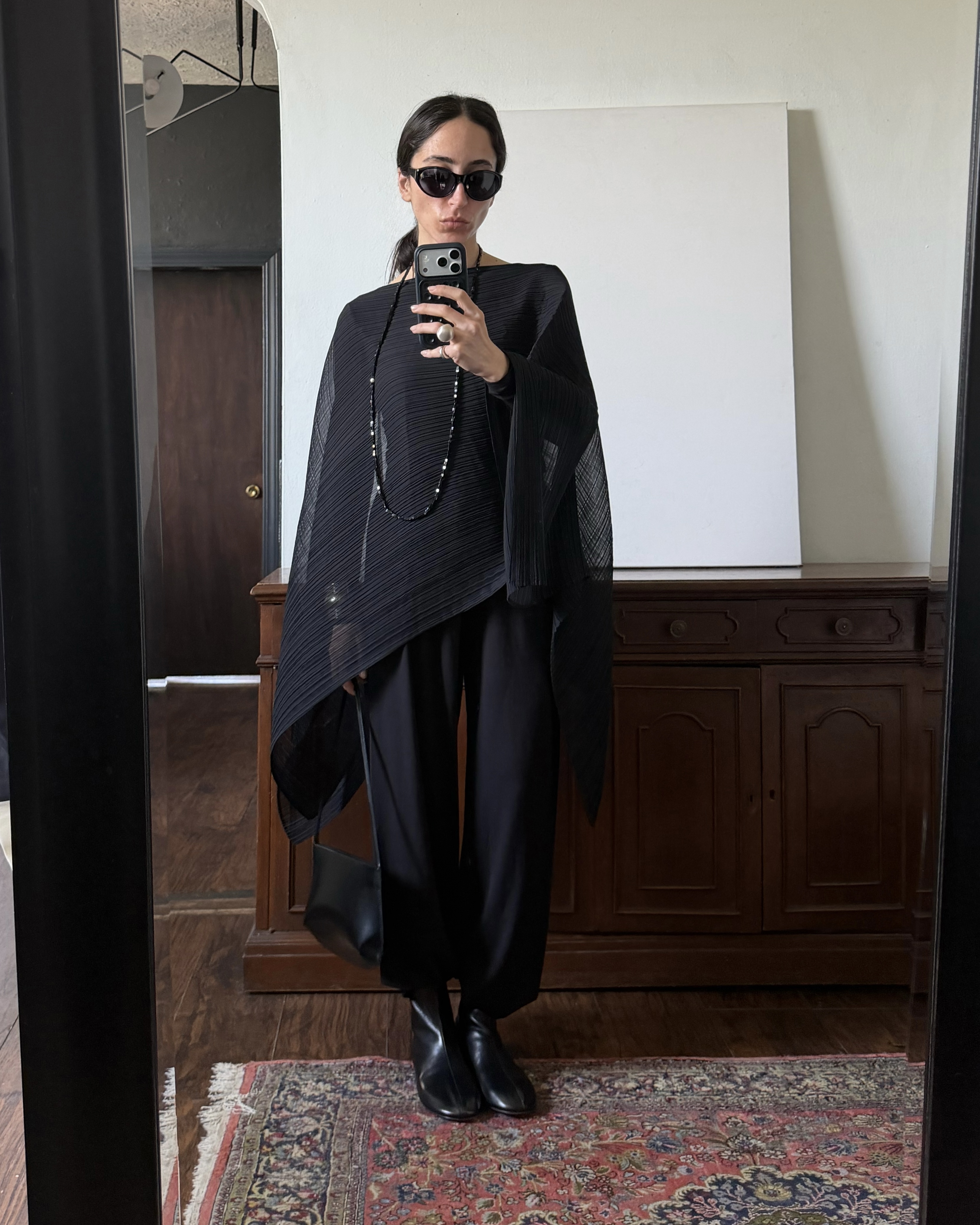 Alexis Badiyi wearing booties